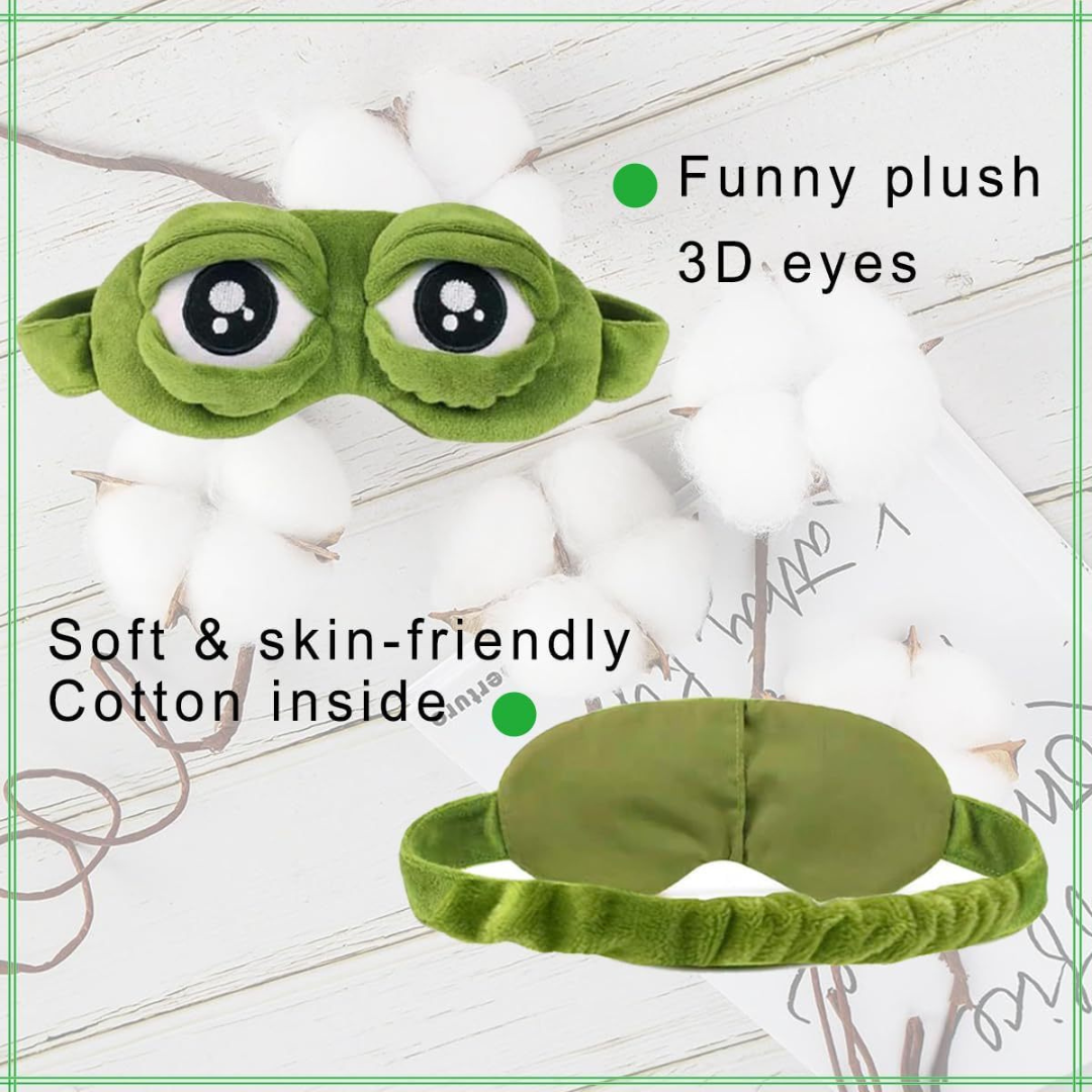 Relatable Pepe Eye Mask
